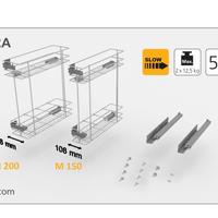 Portabottiglie laterale estraibile Emuca