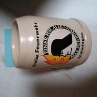 vintage boccale da birra vigili del fuoco #3