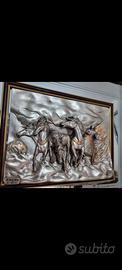 quadro fatto in argento 