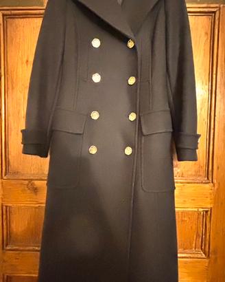 Cappotto lungo militare in lana Elisabetta Franchi