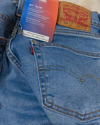 jeans levis originali nuovi mod 511