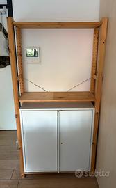 Mobile con ante e scaffale - sistema IKEA IVAR