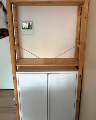 Mobile con ante e scaffale - sistema IKEA IVAR