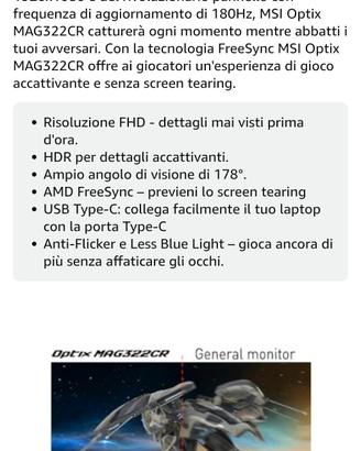 monitor msi 32 pollici 