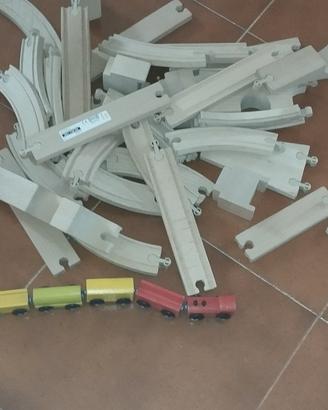 pista trenino Ikea  in legno 