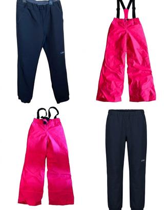 Pantaloni Sci Neve Bimba 10 Anni CMP e Wedze