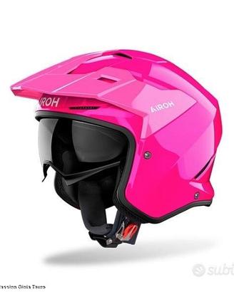 AIROH Casco Jet Kombakt - Color - Pink