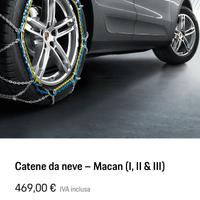 Catene da neve Porsche