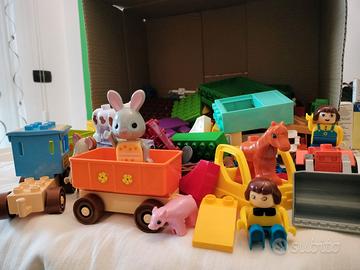 lotto costruzioni compatibili con lego duplo