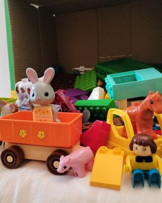 lotto costruzioni compatibili con lego duplo