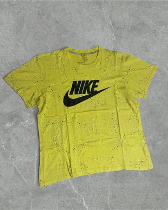 T-Shirt Nike Speckled Print Gialla