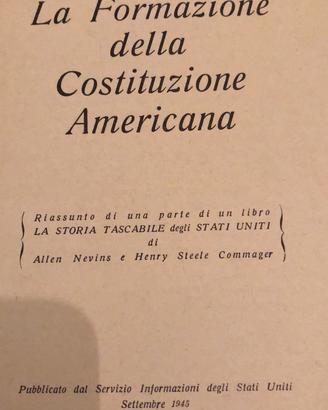 Costituzione Americana 1945 - USIS Liberazione