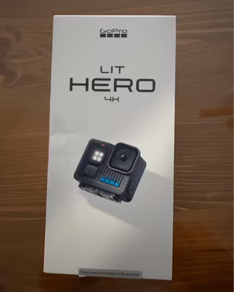 Gopro LIT HERO 4k nuova sigillata- 4k con luce led