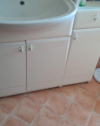 Mobile da bagno con incasso per lavandino
