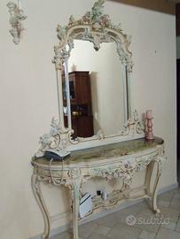 consolle con specchio