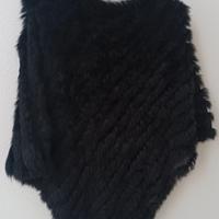 Mantella pelliccia nera