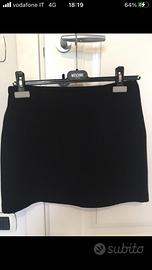 Minigonna nera con fodera marca Moschino tg 40