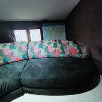 Divano busnelli in Alcantara 3 pezzi.