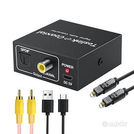 Convertitore Audio Digitale Ottico a Coassiale