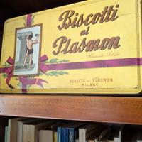 Scatola latta Plasmon vintage da collezione