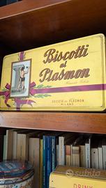 Scatola latta Plasmon vintage da collezione