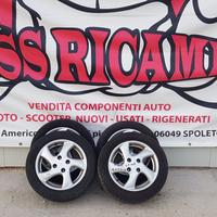 4x CERCHI IN LEGA PEUGEOT 206 207 208 307 308 15"