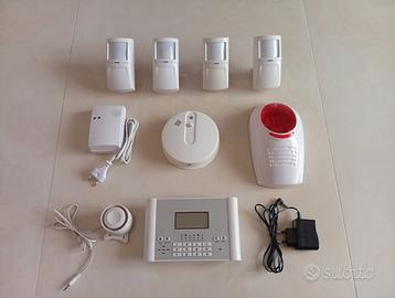 Kit Allarme GSM sensori PIR e antincendio/gas