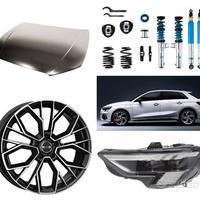 Audi A3 8Y musata cofano paraurti fanale freni 20-