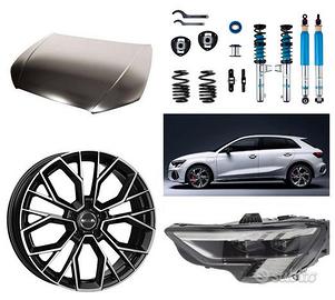 Audi A3 8Y musata cofano paraurti fanale freni 20-