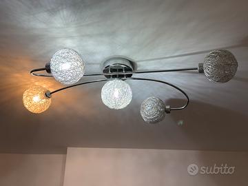 Plafoniera 5 luci