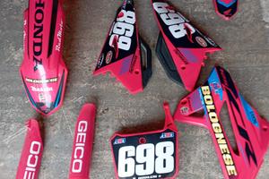 plastiche e grafiche honda cr restyling 