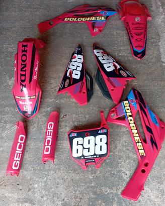 plastiche e grafiche honda cr restyling 