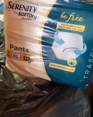 Pants Serenity taglia Xl 8 confezioni