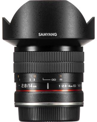 Grandangolo Samyang 14 mm f 2.8 wide angle x Canon