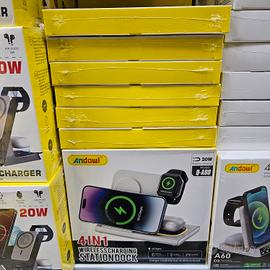 stazione di ricarica wireless 4 in 1 20W 