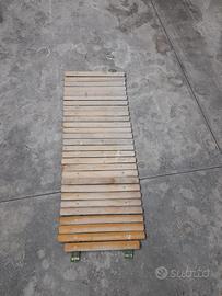 Tappetino con listelli in legno come da foto