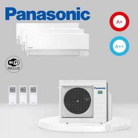 Climatizzatore Panasonic 3 Split 3x12000 BTU WiFi