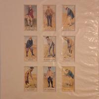 golfers cigarette card 9pzfigurine delle sigarette