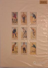 golfers cigarette card 9pzfigurine delle sigarette