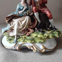 Scultura Capodimonte , porcellana Tiche' , Tosca 