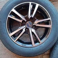 Cerchi lega Mak 15" Peugeot citroen gomme 185 65 