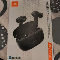JBL WAVE 200 nuovi neri auricolari bluetooth