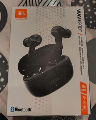 JBL WAVE 200 nuovi neri auricolari bluetooth