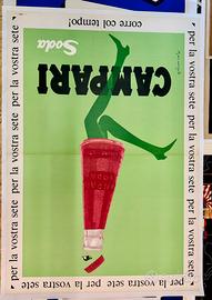 Manifesto Franz Marangolo per Campari Soda