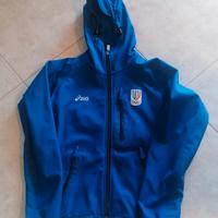 giacca Asics con capouccio