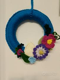 ghirlanda pasquale realizzata a mano