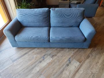 Divano/Letto Poltronesofà azzurro