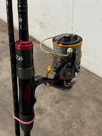 Canna spinning daiwa ninja 10-30 g + mulinello