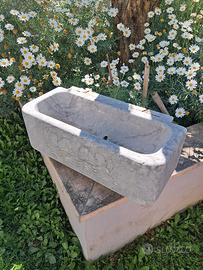 fontana acquasantiera vaso marmo bardiglio bedonia