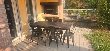 tavolo con 6 sedie